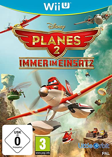 Disney Planes Fire & Rescue (Wii U) Német borító, választható angol nyelv