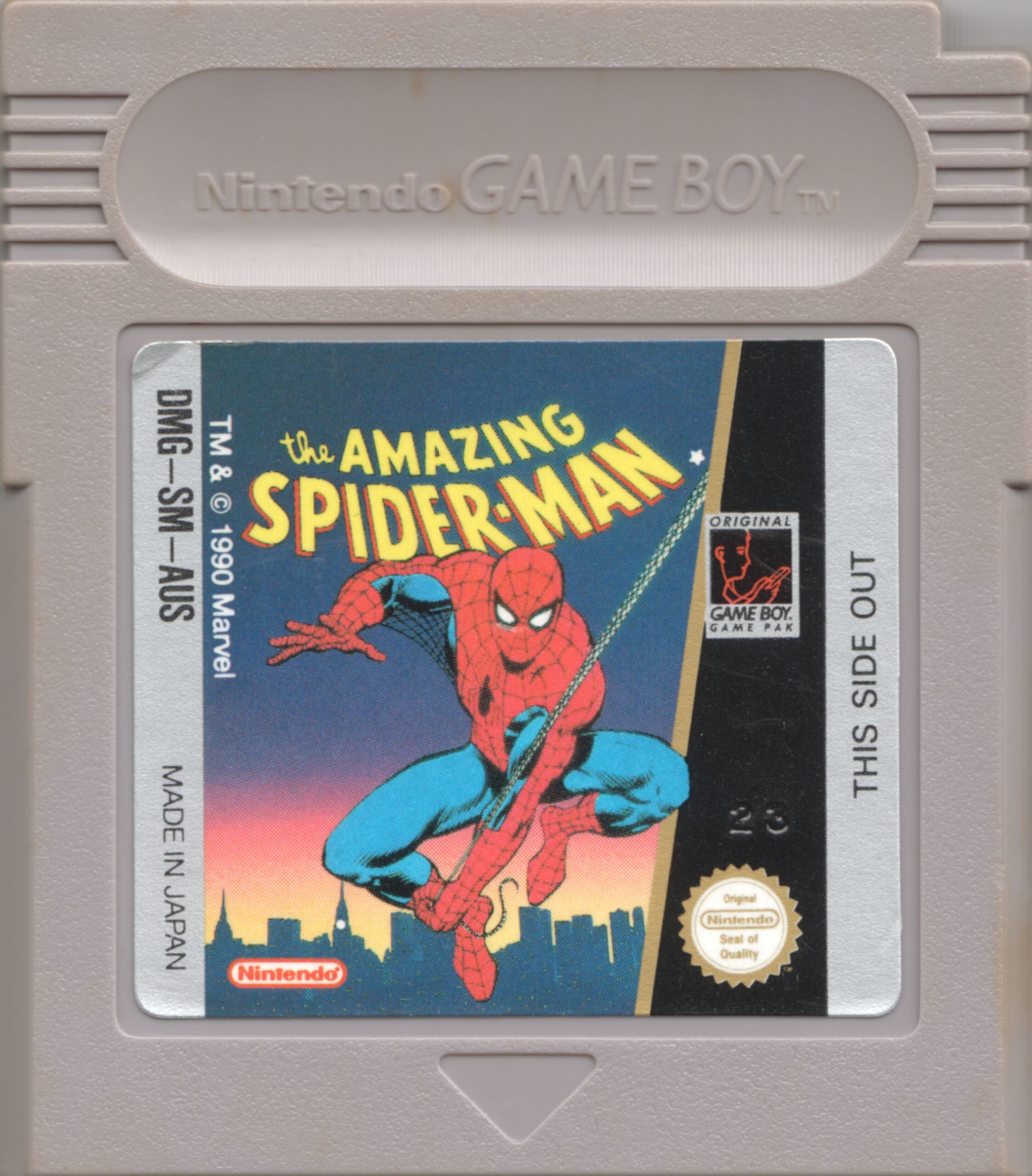The Amazing Spider-Man (DMG-SM-NOE) Angol (Game Boy) CTR