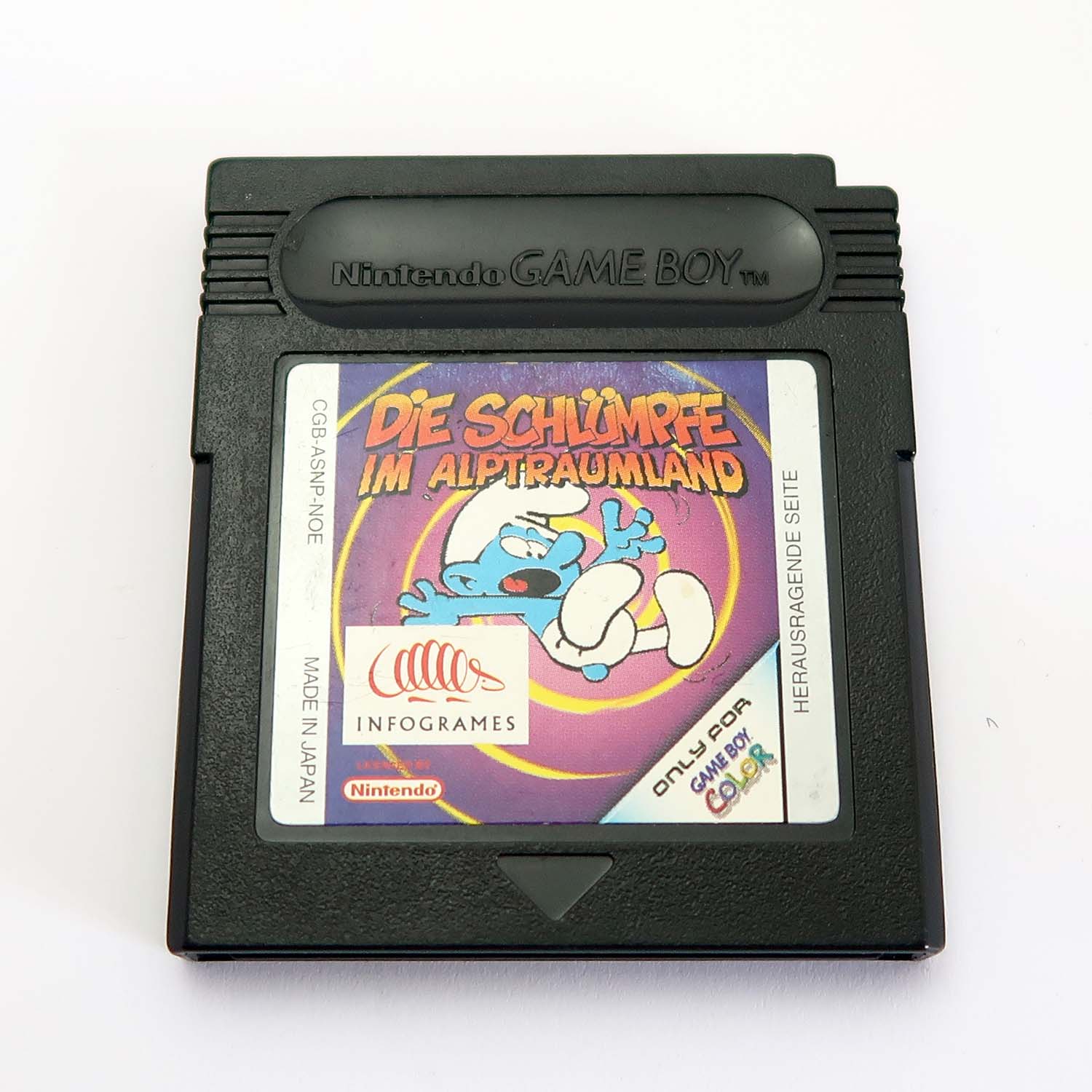 The Smurfs Nightmare (CGB-ASNP-NOE)  (Game Boy Color)  CTR
