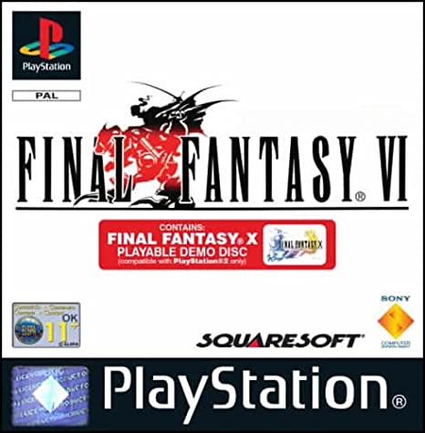 Final Fantasy VI (Demo matrica hiányzik a tok elejéről)
