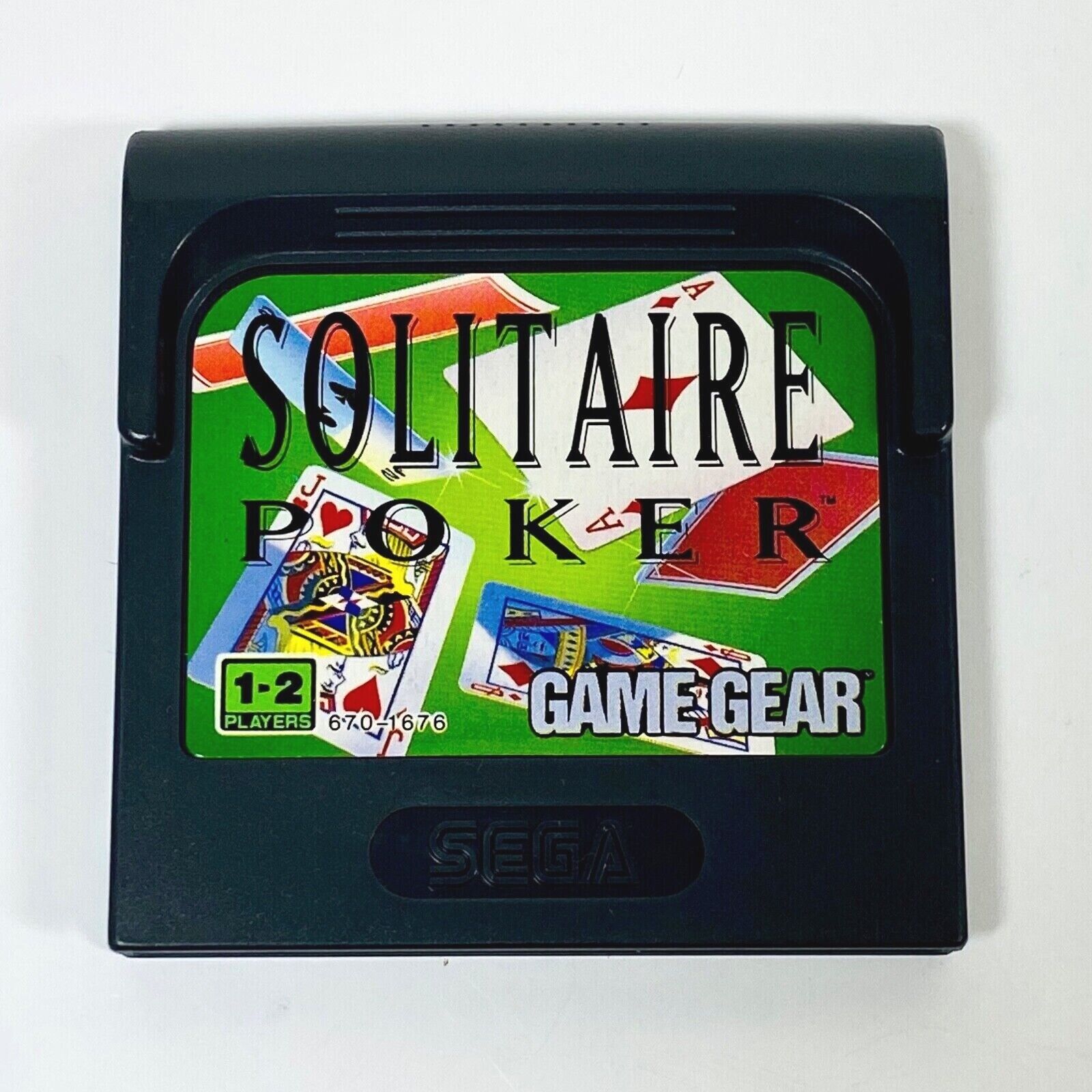 Solitaire Poker (SEGA Game Gear) Cartridge