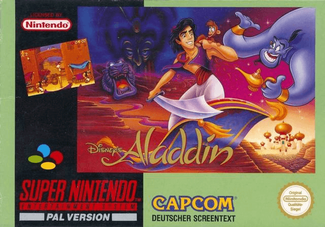 Aladdin (SNES)   Eredeti dobozában, kiskönyv nélkül, protectorban