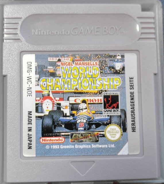 Nigel Mansell World Championship Racing  (Game Boy) (DMG-WC-USA)