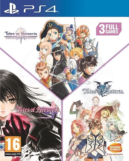 Tales of Zestiria+Tales of Berseria+Tales of Vesperia Definitive Edition Triple Pack Bundle (USK)