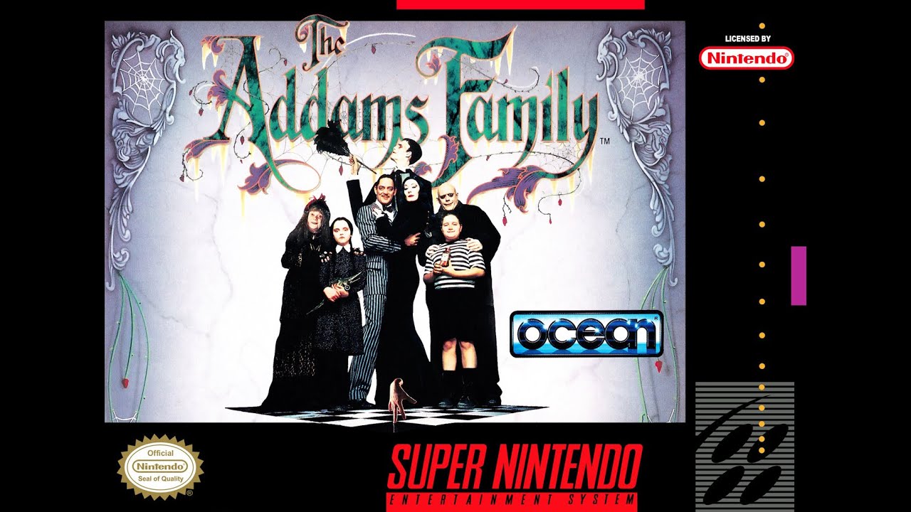 The Addams Family  (SNES) (CTR) SNSP-AF-FRG