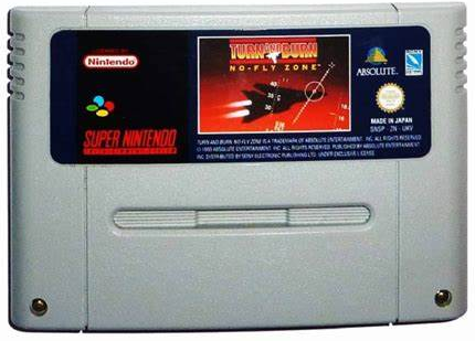 Turn and Burn No Fly Zone  (SNES) (CTR) SNSP-ZN-UKV