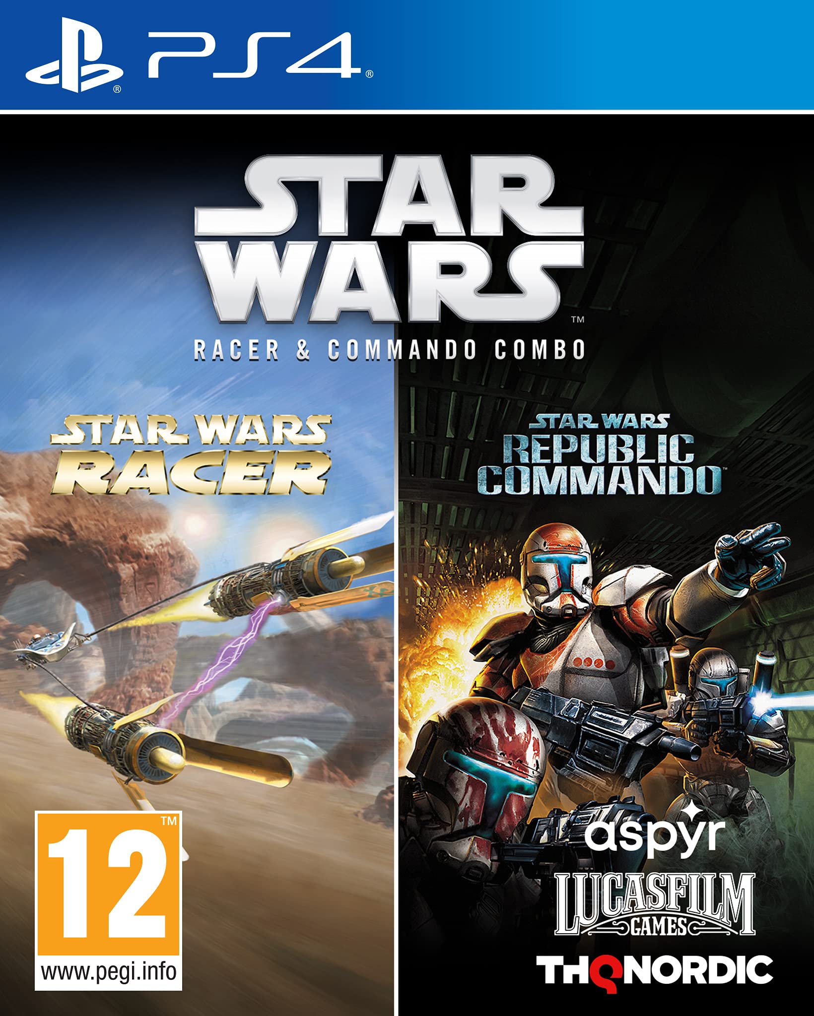 Star Wars Racer & Commando Combo (Star Wars Racer & Star Wars Republic Commando)