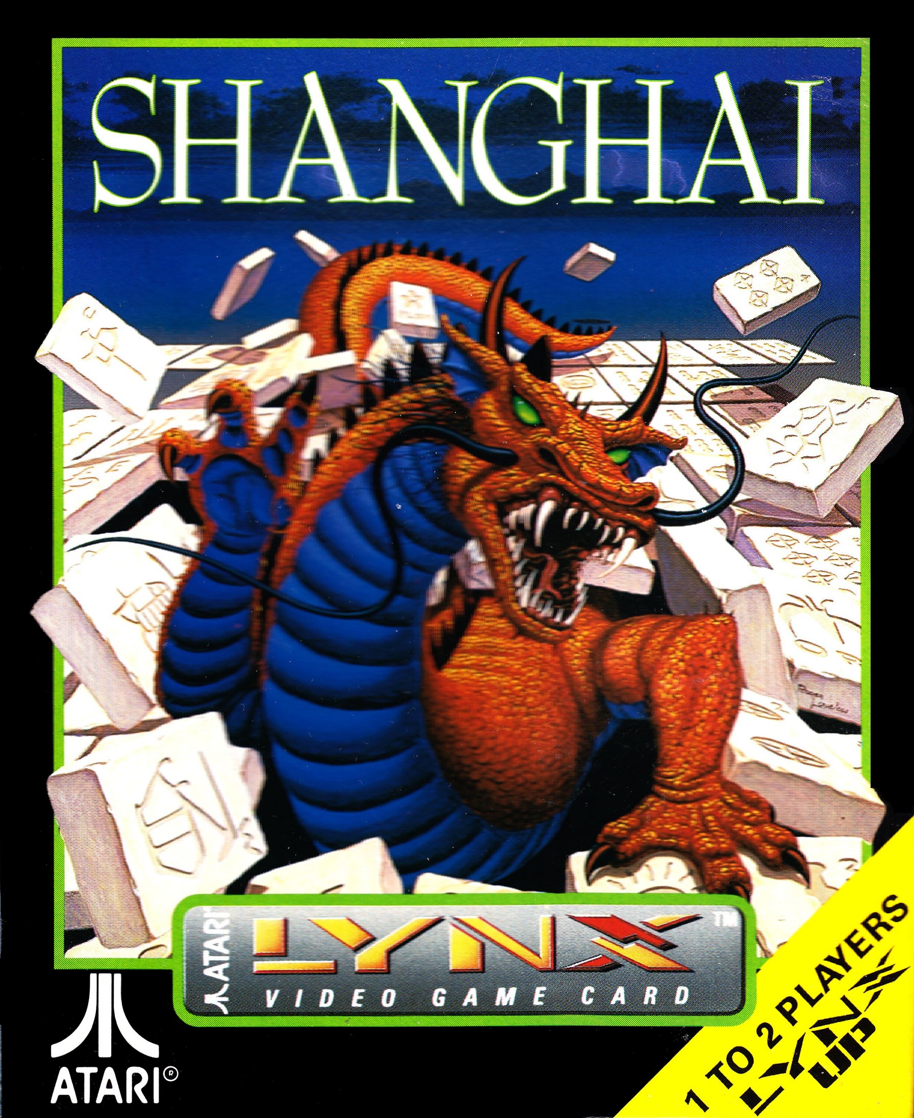 (Atari Lynx) Shanghai  (Sajnos a doboz borítónak lett vágva, manual van) kérésre fotót küldünk!