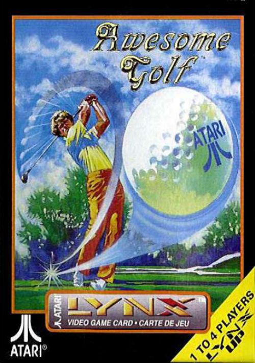 (Atari Lynx) Awesome Golf  (Sajnos a doboz borítónak lett vágva, no manual, poszter van) kérésre fotót küldünk!