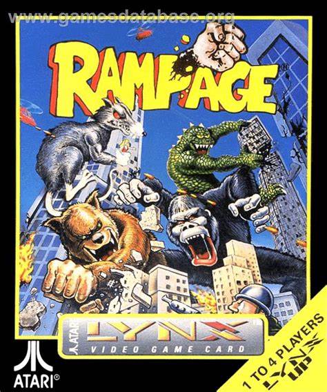 (Atari Lynx) Rampage  (Sajnos a doboz borítónak lett vágva, manual van) kérésre fotót küldünk!
