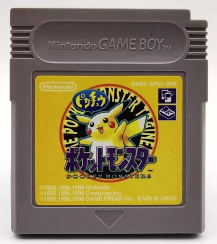 Pokémon Yellow (Game Boy) NTSC-J (CTR)