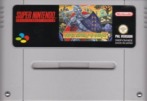 Super Ghouls ‘and Ghosts (SNES) (SNSP-CM-NOE) Cartridge (Matrica sérült)