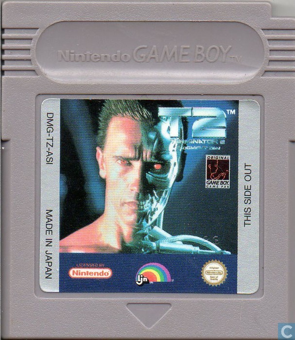 Terminator 2 Judgement Day (Game Boy) (DMG-TZ-NOE) Cartridge (Matrica pici helyen sérült)