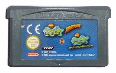 SpongeBob SquarePants Super Sponge+ SpongeBob SquarePants Battle for Bikini Bottom (GBA)  (AGB-BSZX-EUR) CTR