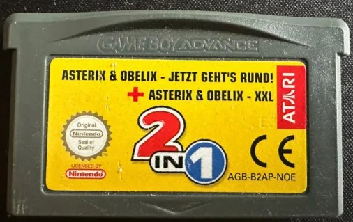 Asterix and Obelix Bash Them All+Asterix and Obelix XXL (GBA)  (AGB-B2AP-NOE)