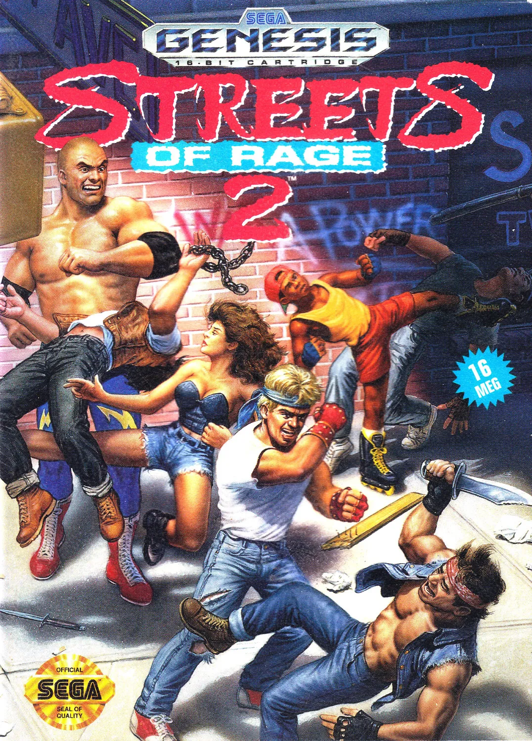 (MegaDrive) Streets of Rage II (2) No Manual