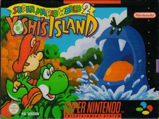 Super Mario World 2 Yoshi’s Island (SNES)  (SNSP-YI-UKV) Csúnya dobozban