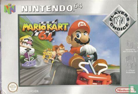 (N64) Mario Kart 64 (CIB) Eredeti dobozában (NUS-MKTP-EUR) No Manual, Player Choice