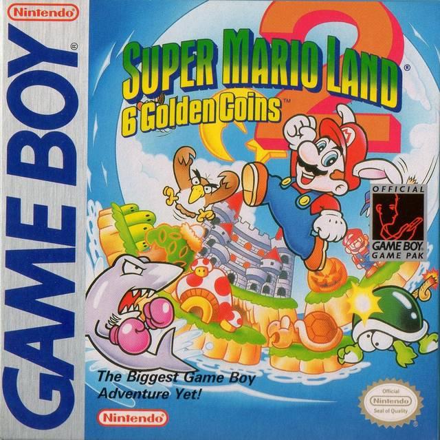 Super Mario Land 2  6 Golden Coins (Game Boy) (Eredeti Dobozában, manual-al) NTSC  korhatár besorolás előtti kiadás