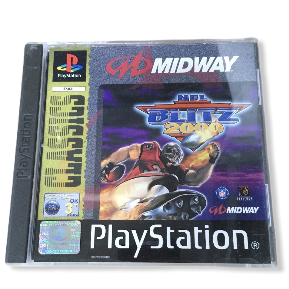 NFL Blitz 2000 (Midway Classics) Pecsétes előlapi papír