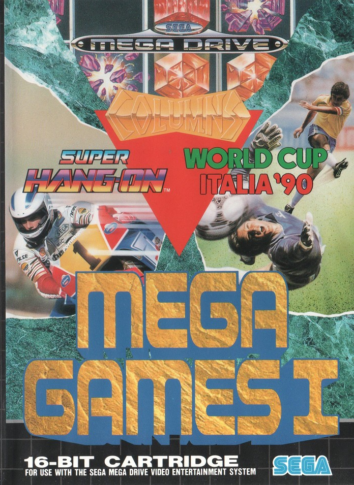 Mega Games I (Sérült borító) Columns, Super Hang-On, Worl Cup Italia ’90 (Columns manualt tartalmaz) (SEGA MegaDrive)