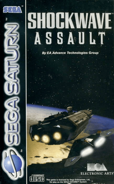 (SEGA SATURN) Shockwave Assault (No Manual) Dupla tokban