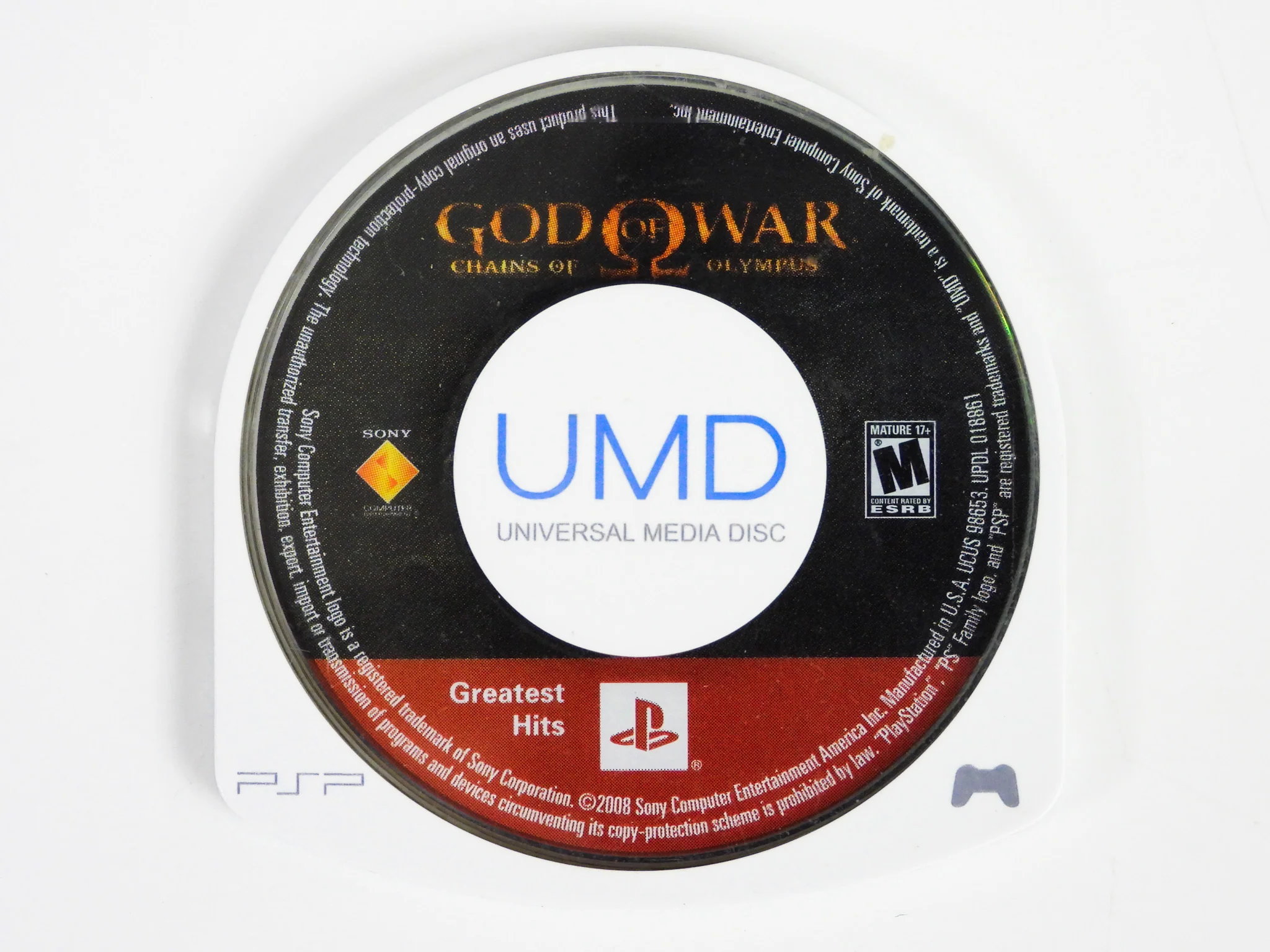 God of War Chains of Olympus (UMD lemez PSP tokban) Greatest Hits (NTSC)