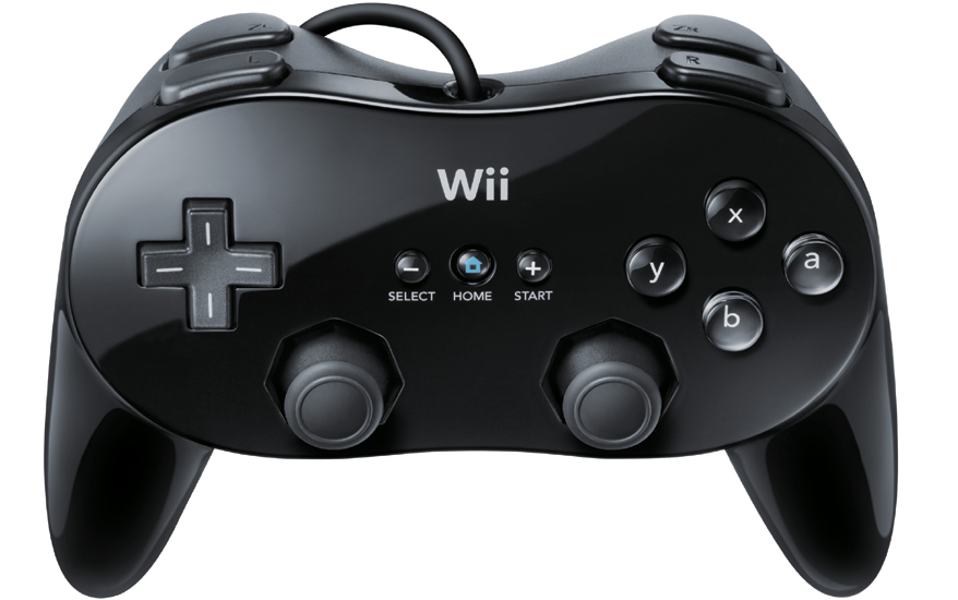 Nintendo Wii Classic Pro Controller (Black) RVL-005
