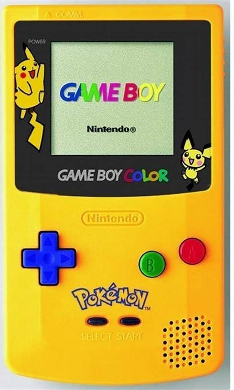 Nintendo Gameboy Color Pokemon Special limited Edition (CGB-001) (Pikachu) utángyártott elemfedéllel