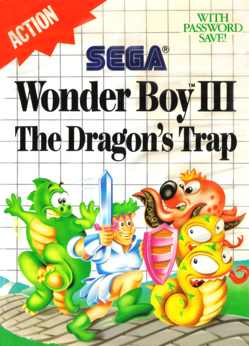 Wonder boy 3 the dragon’s trap – SEGA Master System (boxed) no manual