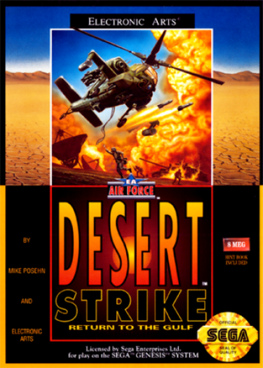 Desert Strike Return To The Gulf (Komplett Angol) SEGA Genesis
