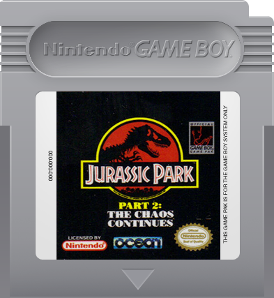 Jurassic Park 2 The Chaos Continues (Game Boy) Cartridge (USA)