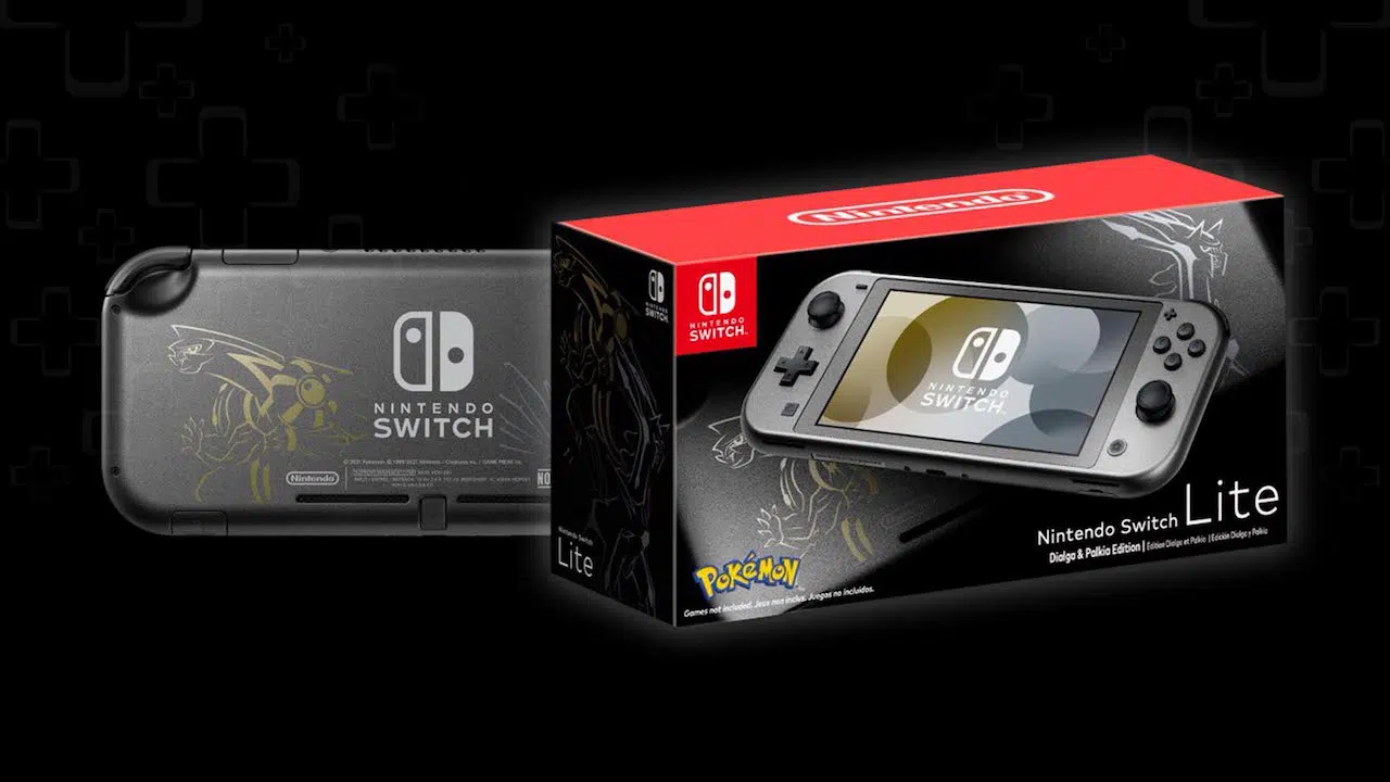 Nintendo Switch Lite Dialga & Palkia Limited Pokemon Edition (CIB)