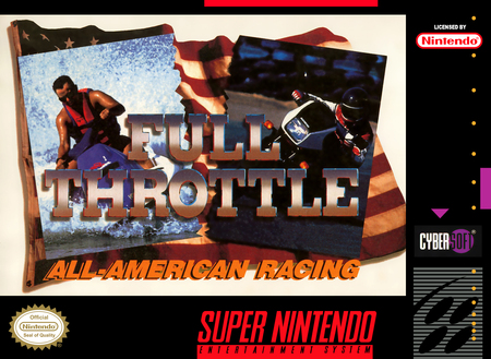 (SNES) Full Throttle All American Racing (CTR) SNSP-AFTP-EUR