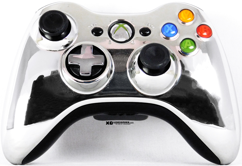Microsoft Xbox 360 Controller (Silver Chrome)
