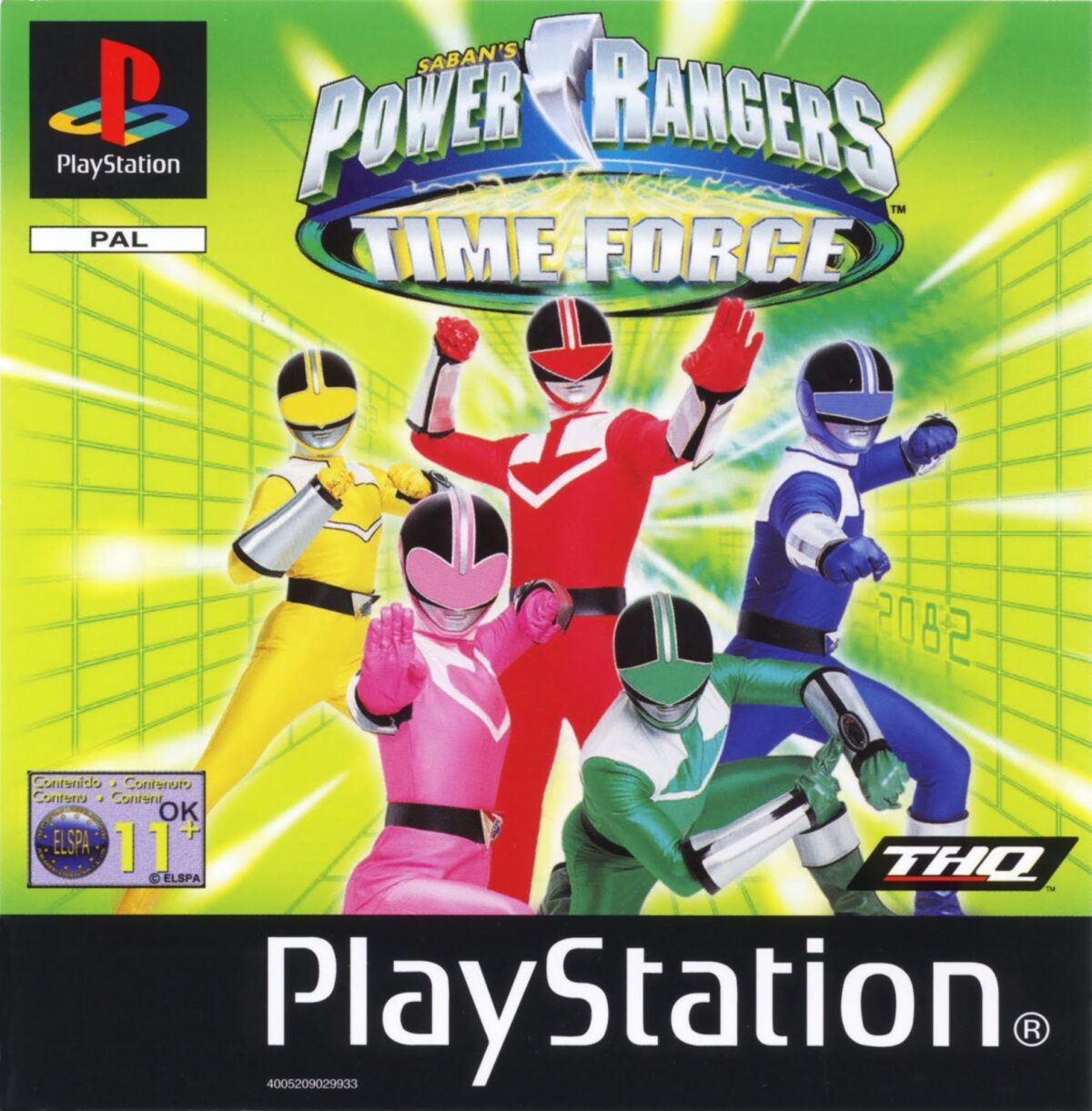 POWER RANGERS Time Force (Előlapi papír hiányzik)
