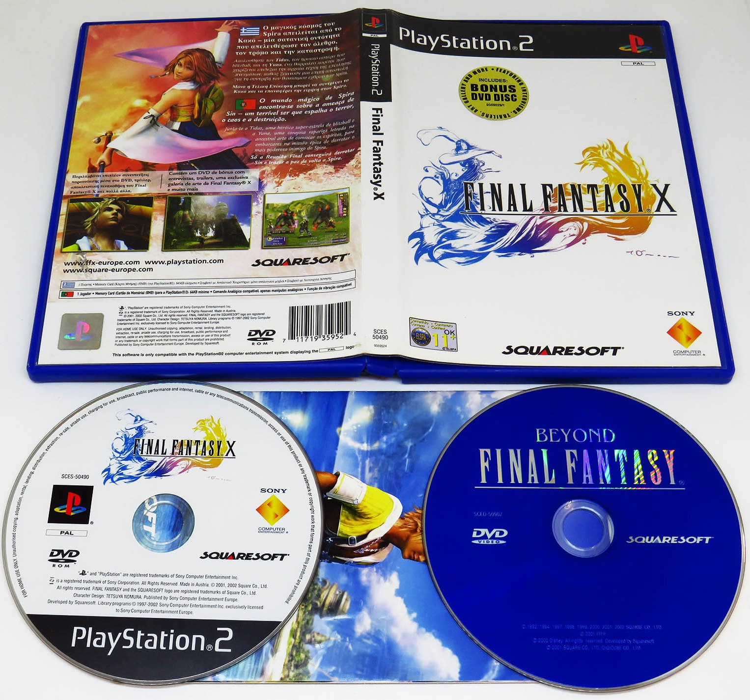 Final Fantasy X + Bonus DVD (Német)