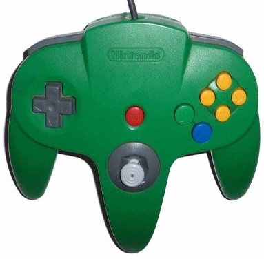 Nintendo 64 (N64) Official Green Controller
